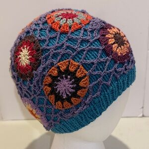 Boho Crochet Beanie